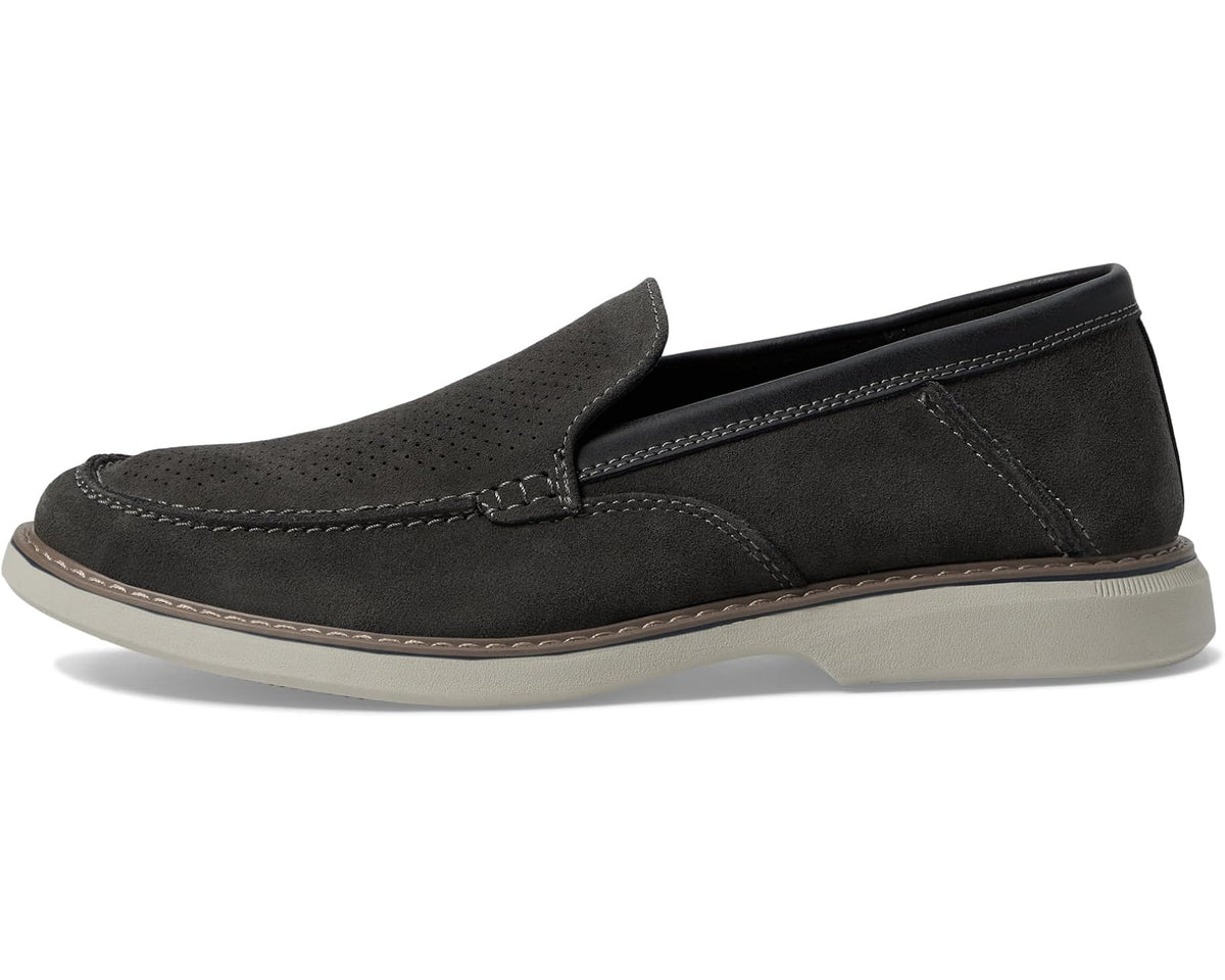 Men's Nunn Bush Otto EZ Moccasin Toe Slip-On Easy On Loafer Grey