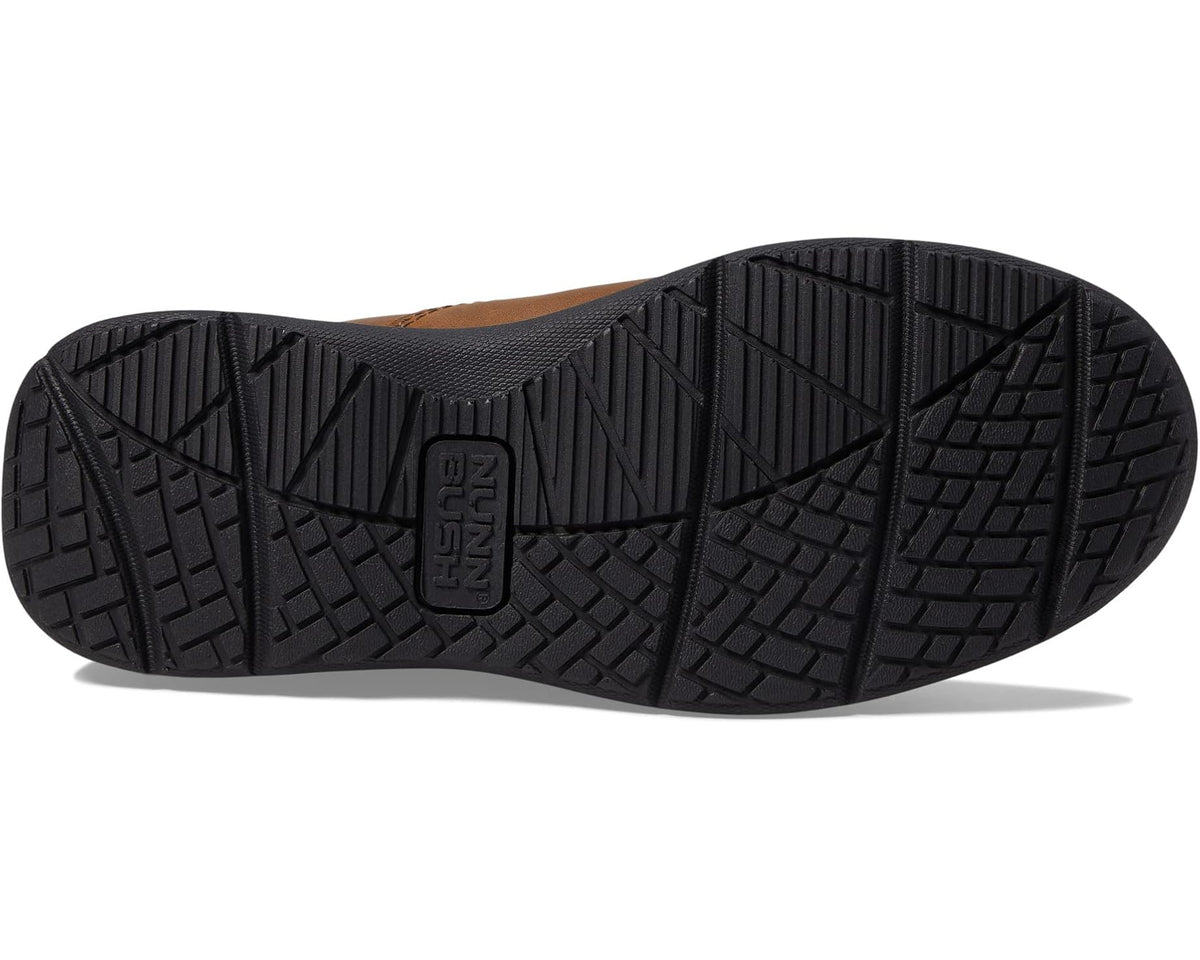 Men's Nunn Bush Cam Moc Toe Slip-On Brown Crazy Horse