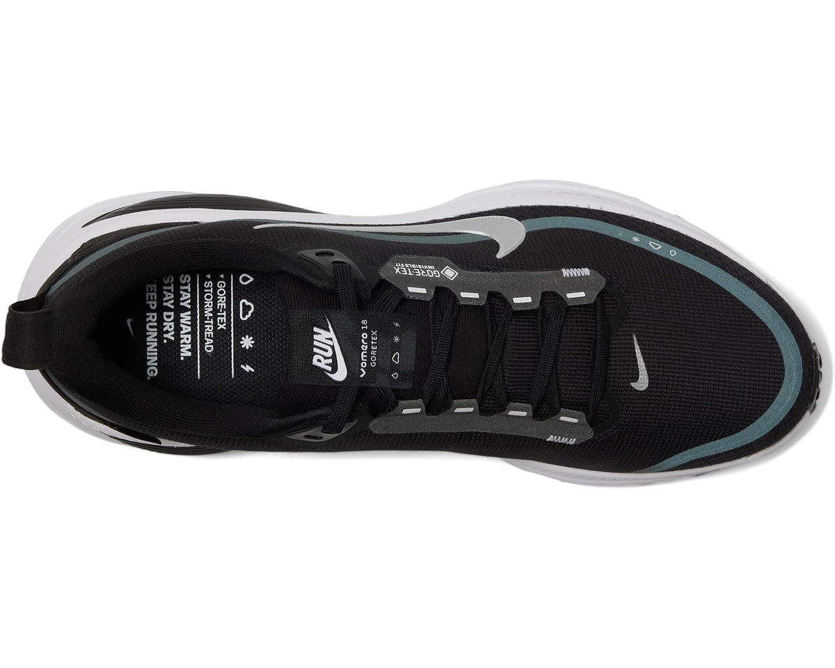 Men's Nike Vomero 18 GORE-TEX Black/Metallic Silver/Anthracite/White