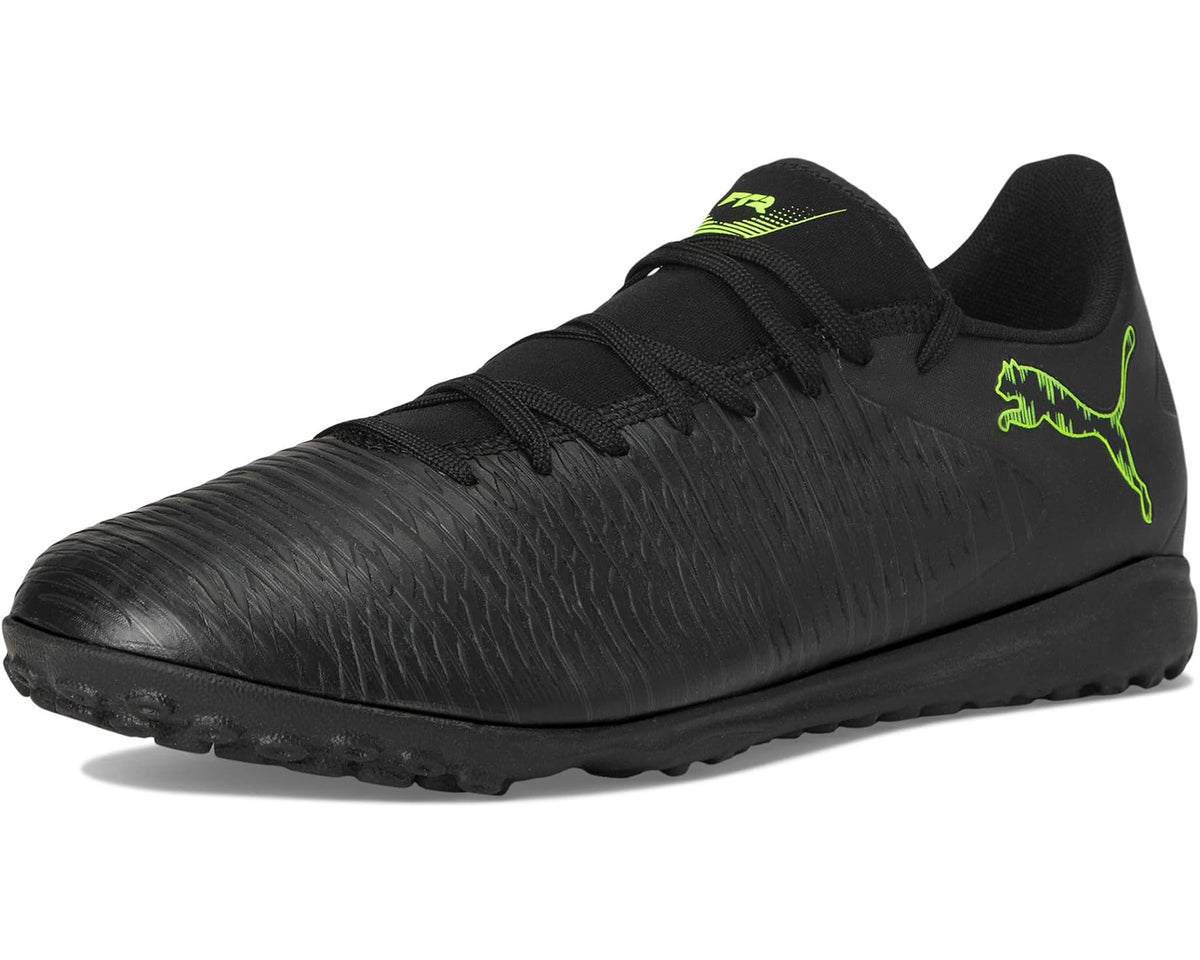 Men's PUMA Future 8 Play Turf Trainer Soccer Cleats Black/Fizzy Light/Green Terrain