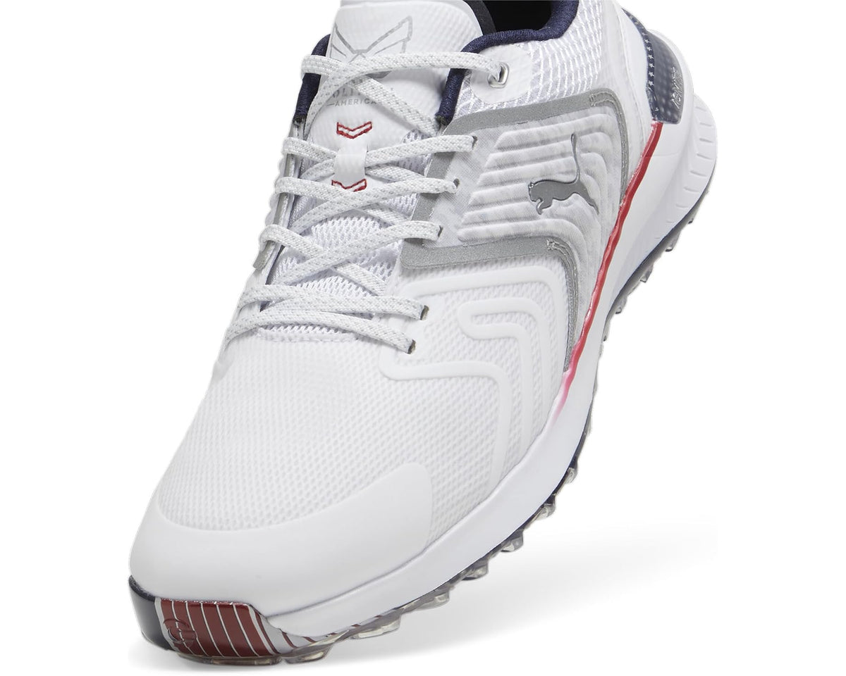Men's PUMA Golf Puma X Volition Ignite Innovate Puma White/Deep Navy/Strong Red