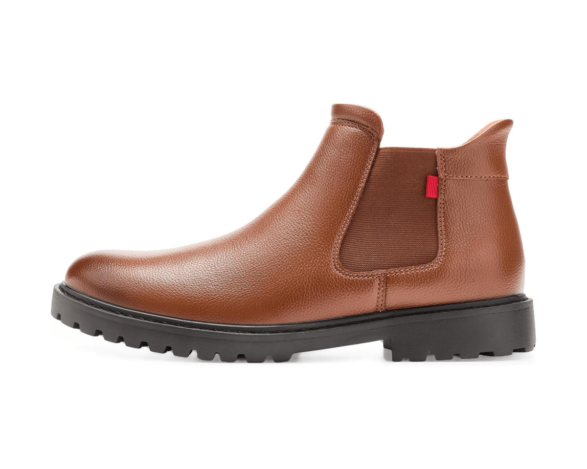 Men's Marc Joseph New York Hudson Yards 2.0 (Hands Free Technology) Cognac Faux Leather