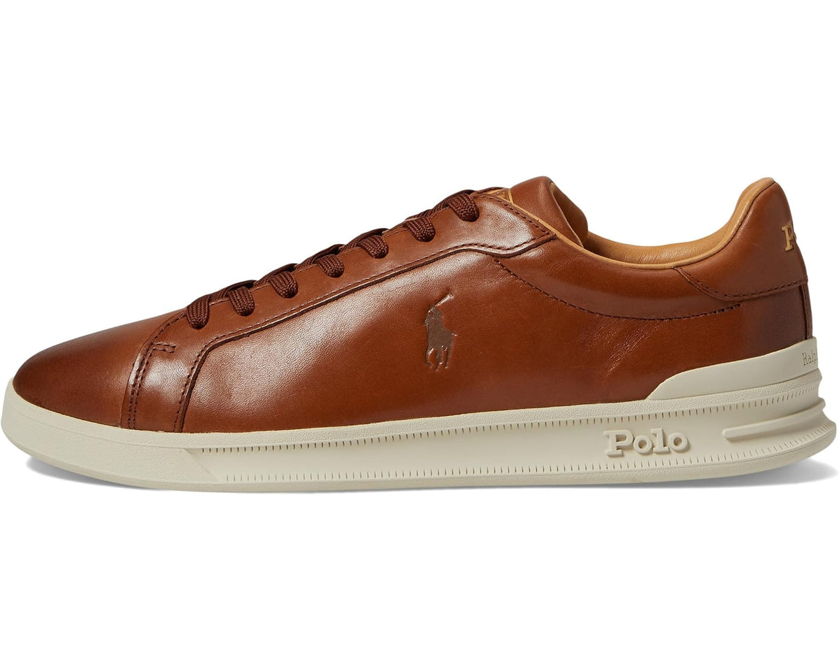Men's Polo Ralph Lauren Heritage Court II Sneaker Brown