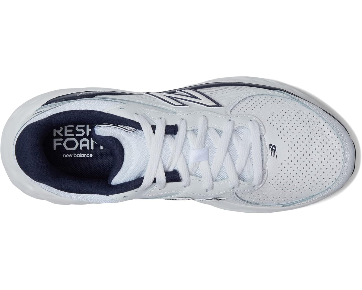 Men's New Balance Fresh Foam X 840v1 Leather White/Team Navy
