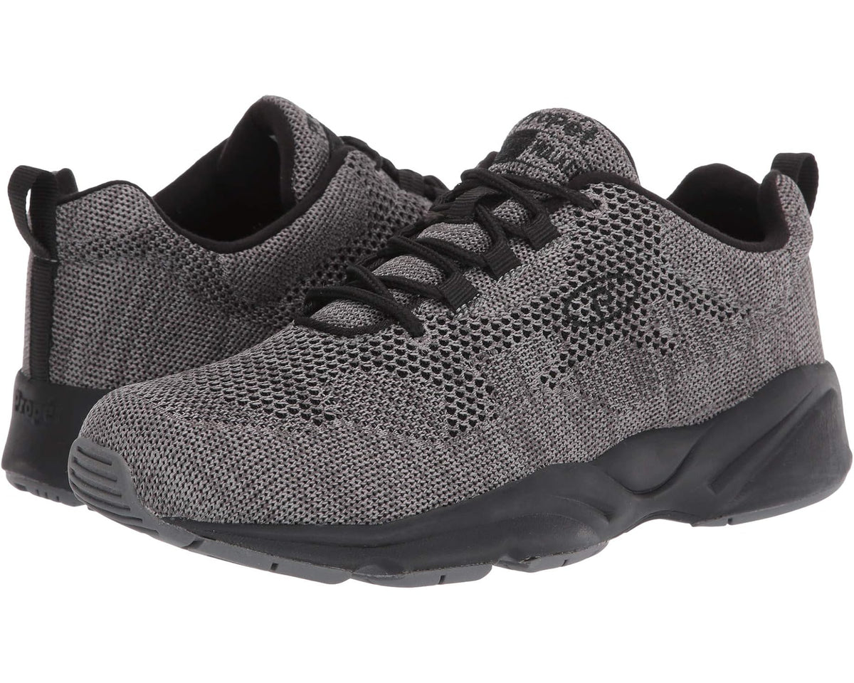 Men's Propet Stability Fly Dark Grey/Light Grey