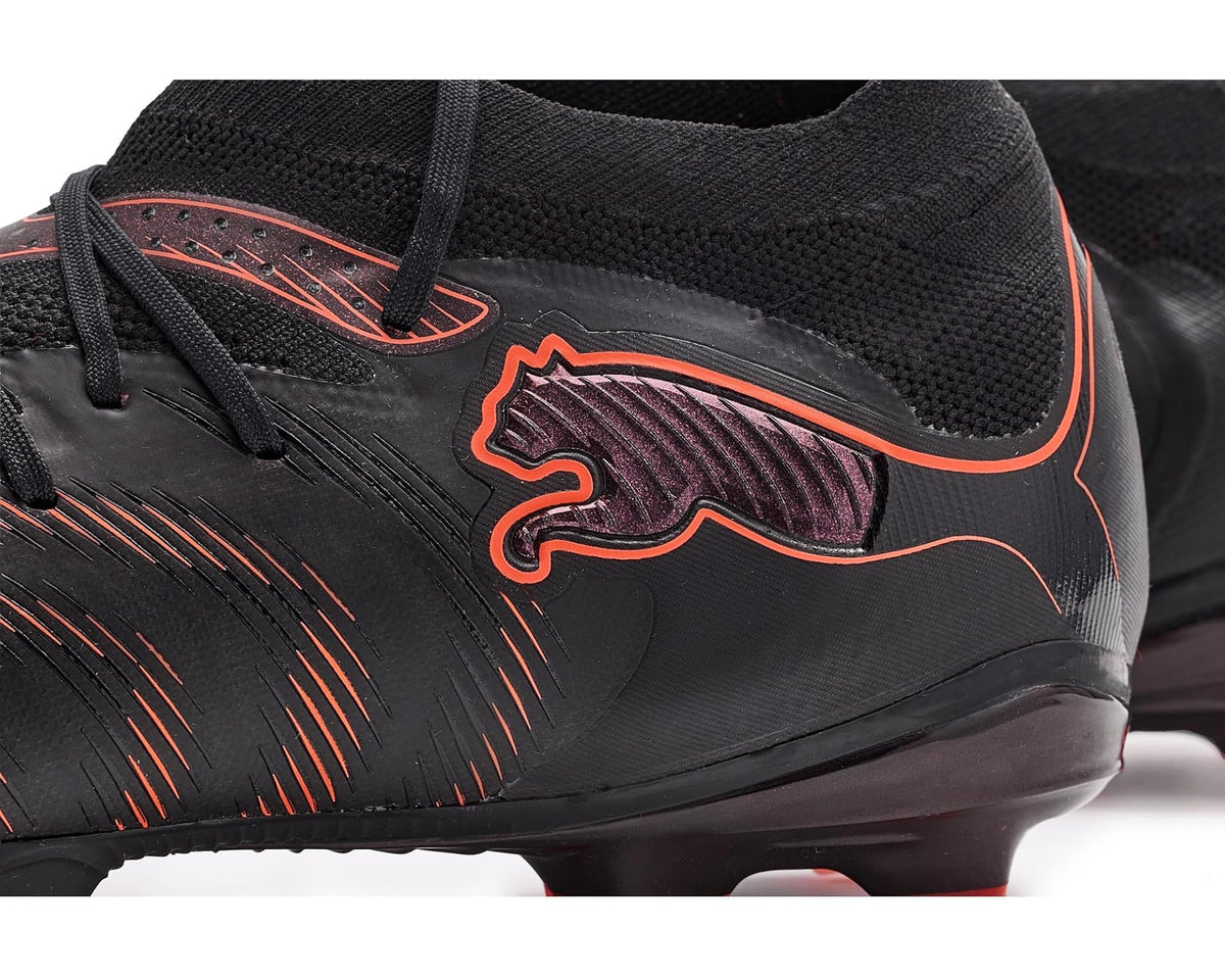 Men's PUMA Future 9 Pro Firm, Artificial Ground Soccer Cleats Black/Glowing Red/Strong Gray