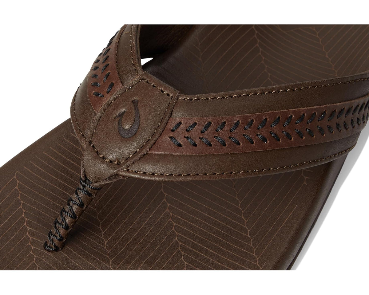 Men's OluKai Aho - M Dk Wood / Dk Wood