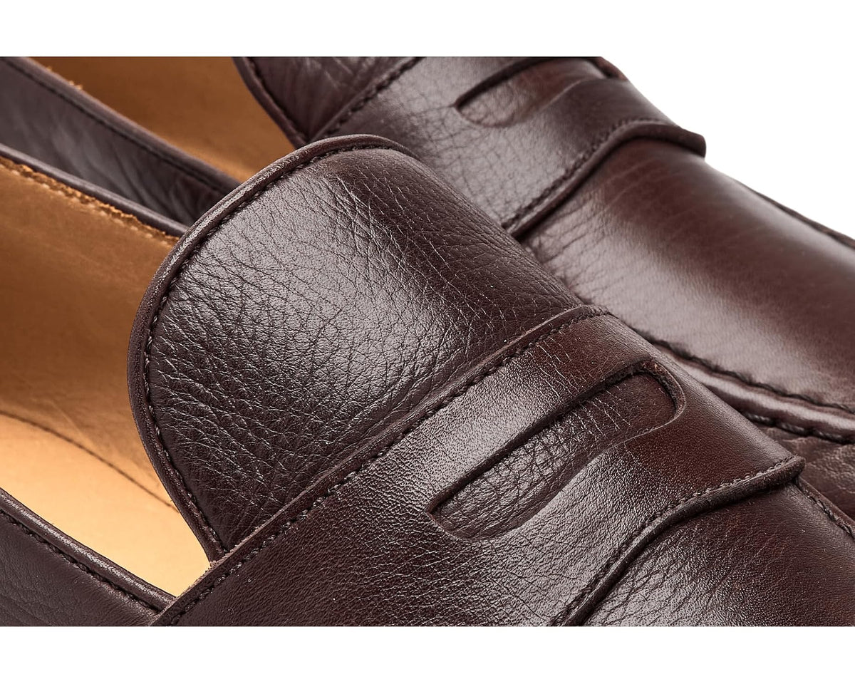 Men's Peter Millar Madison Penny Loafer Chocolate