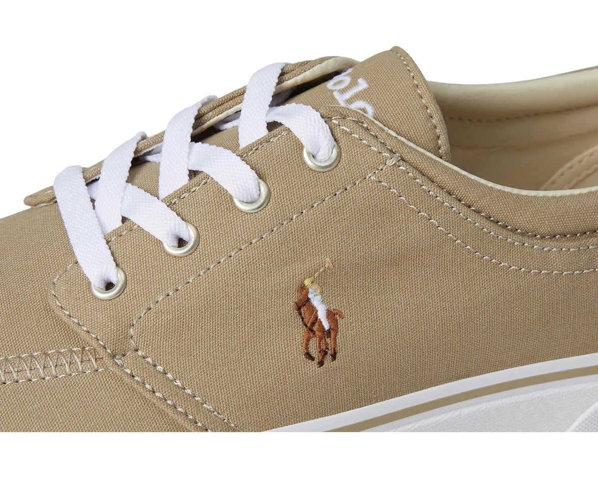 Men's Polo Ralph Lauren Faxon X Low-Top Canvas Sneaker Hampton Khaki/Multi