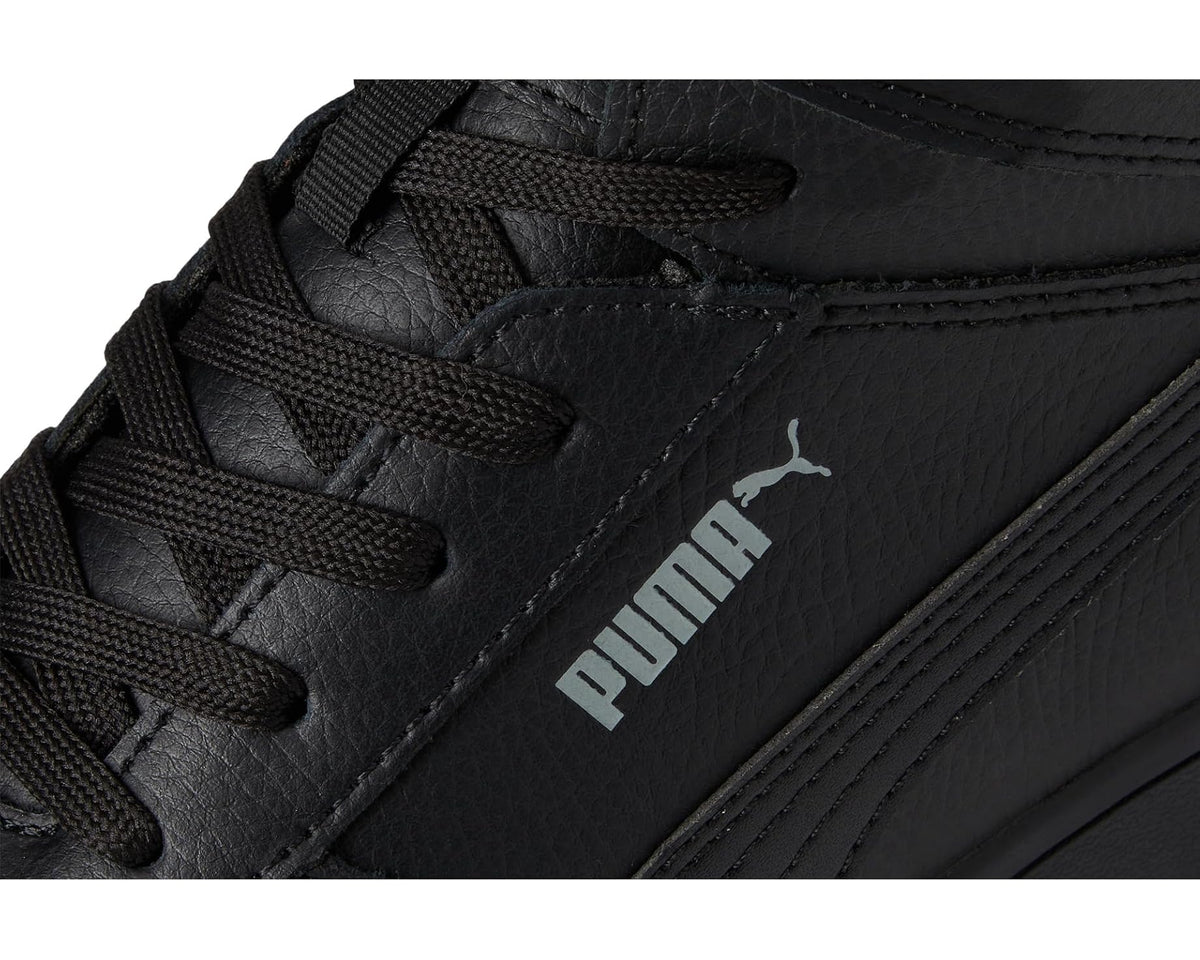 Men's PUMA Safety Frontcourt Leather Mid ASTM EH Black