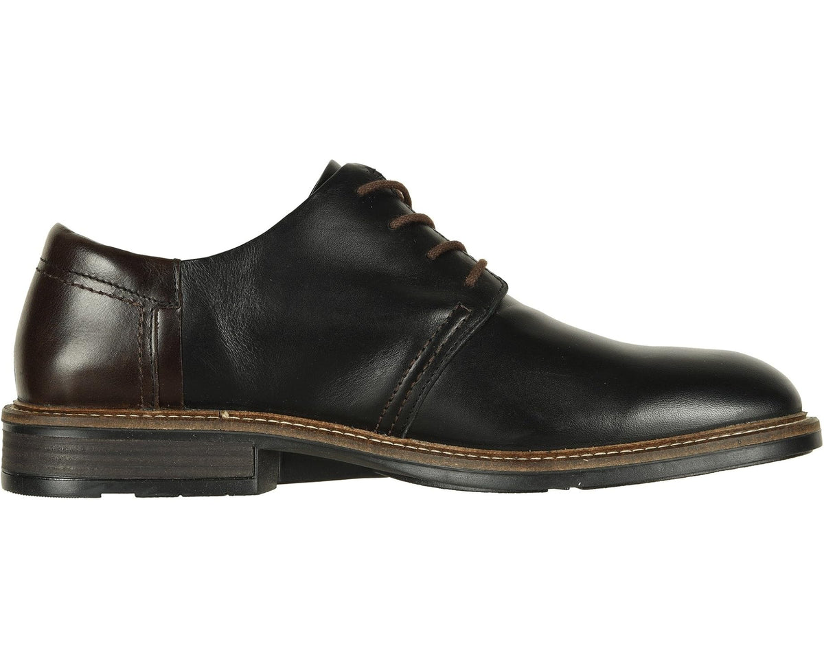 Men's Naot Chief Black Raven Leather/Walnut Leather