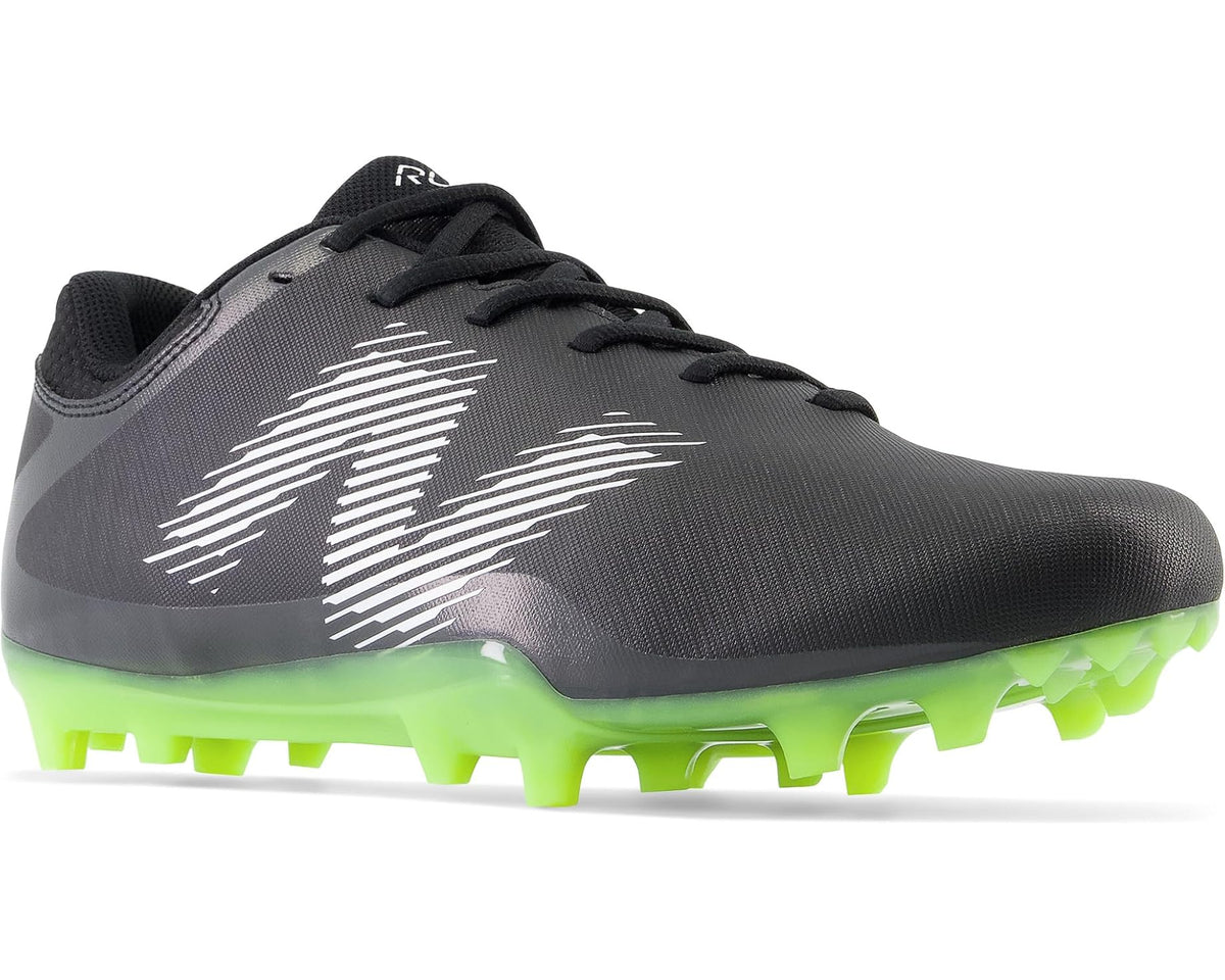 Men's New Balance Rush V4 Low Lacrosse Cleats Black/Black