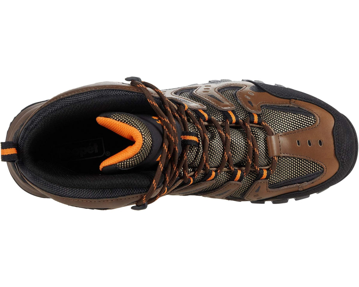 Men's Propet Sentry Worker Brown/Orange