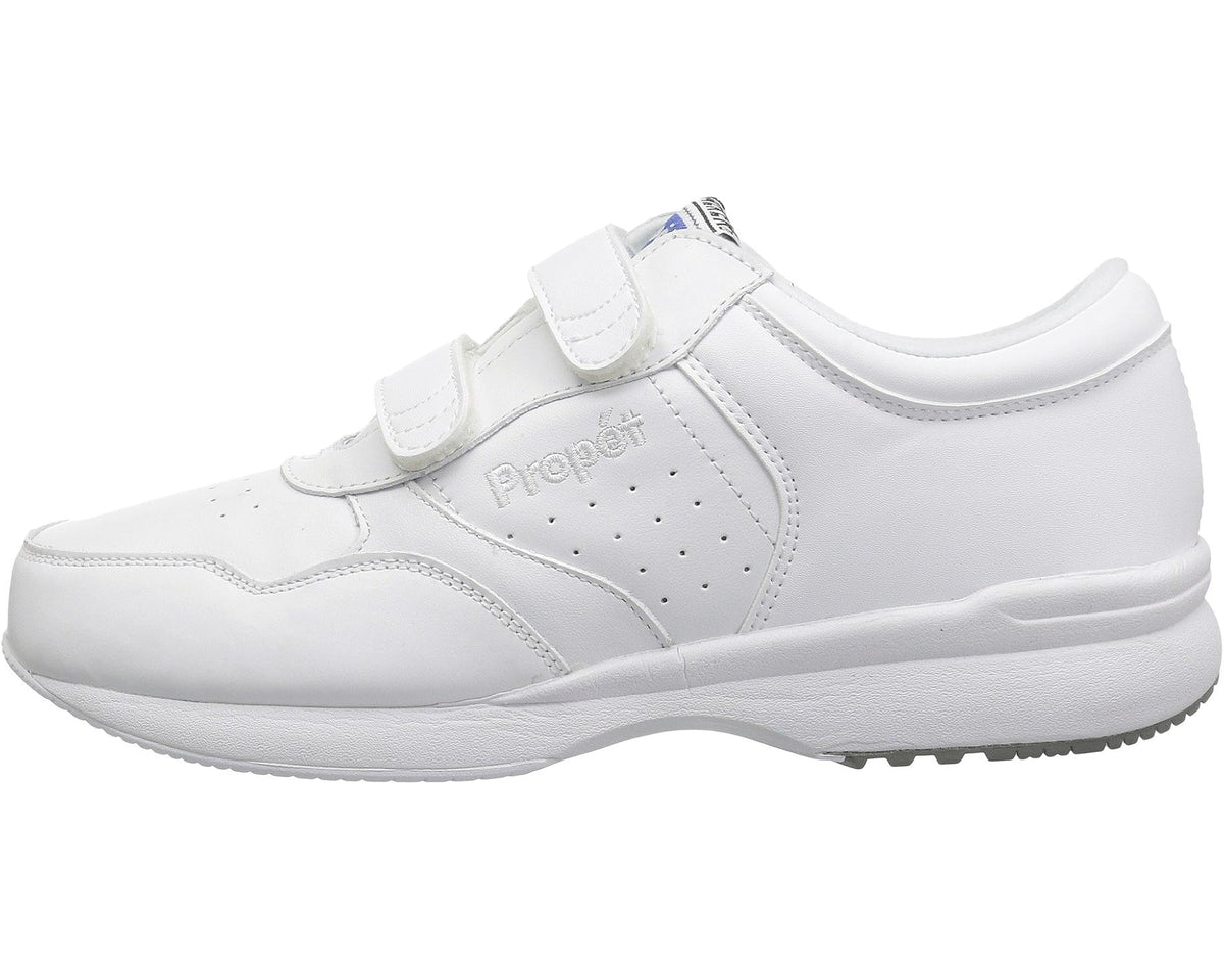 Men's Propet Life Walker Strap Medicare/HCPCS Code = A5500 Diabetic Shoe White