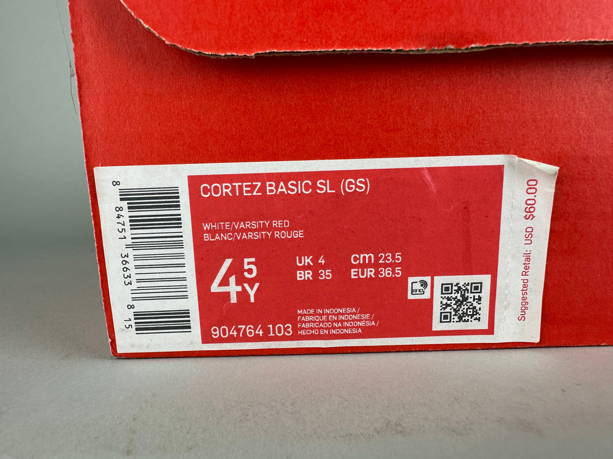 Nike Cortez Basic SL GS 'Forrest Gump' - Size 36.5 (ARCHIVE)