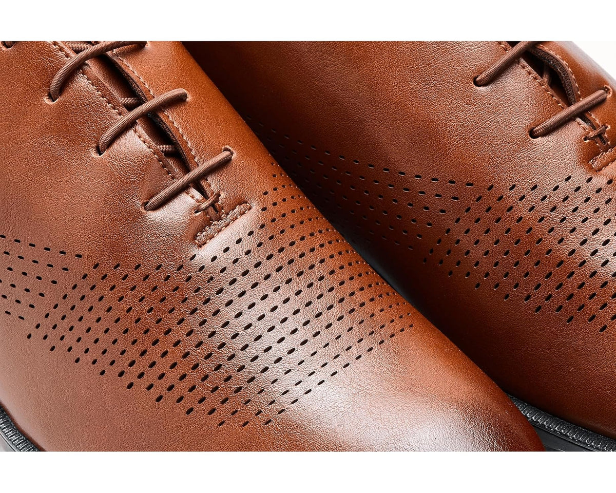 Men's Marc Joseph New York East Road (Hands Free Technology) Cognac Faux Leather