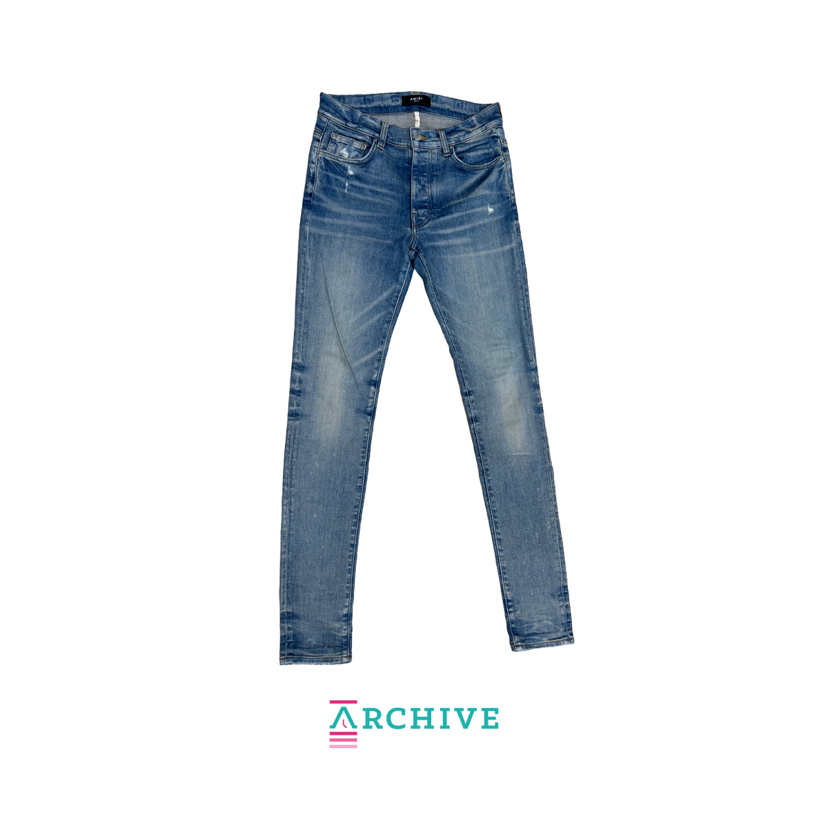 Amiri Stack Jeans 'Honeycomb Indigo' - size 30 (ARCHIVE)