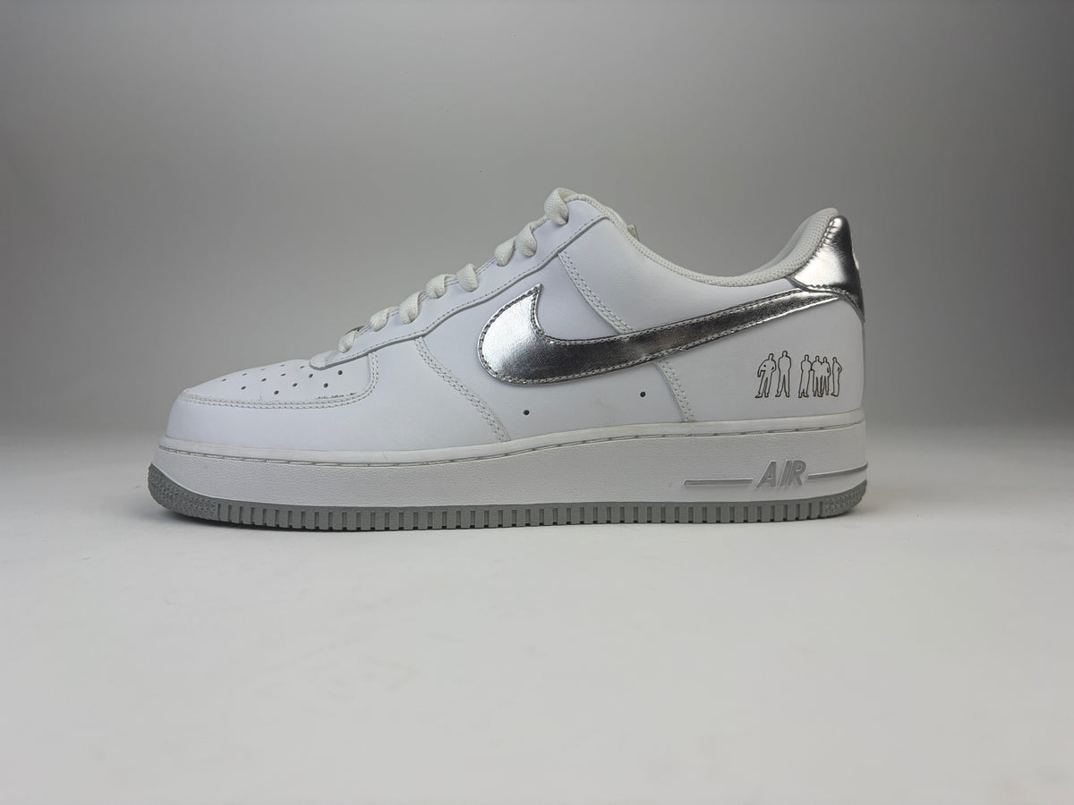 Nike Air Force 1 Low Players 'White Silver' - Size 45.5 (ARCHIVE)