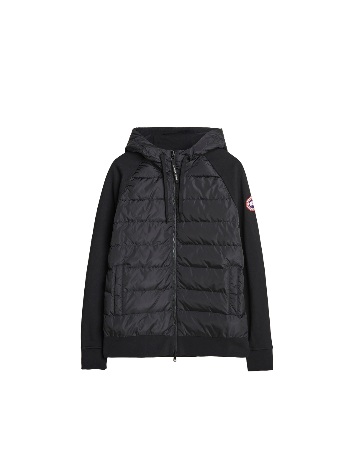 Canada Goose Hybridge Huron Zip Hoodie 'Black'
