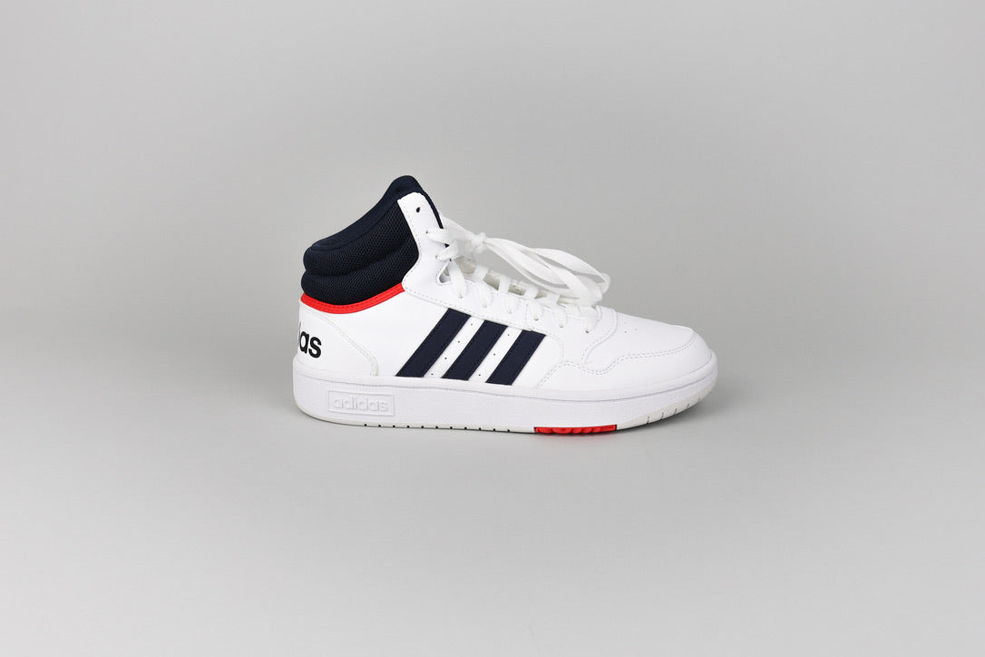 Adidas Hoops 3.0 'White Navy Red' - Size 38 2/3 (ARCHIVE)