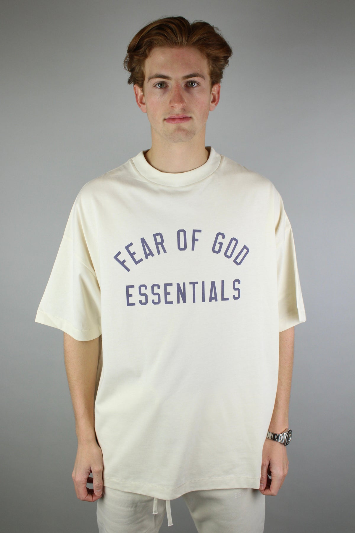 Fear of God Essentials Jersey Crewneck Tee 'Shell'