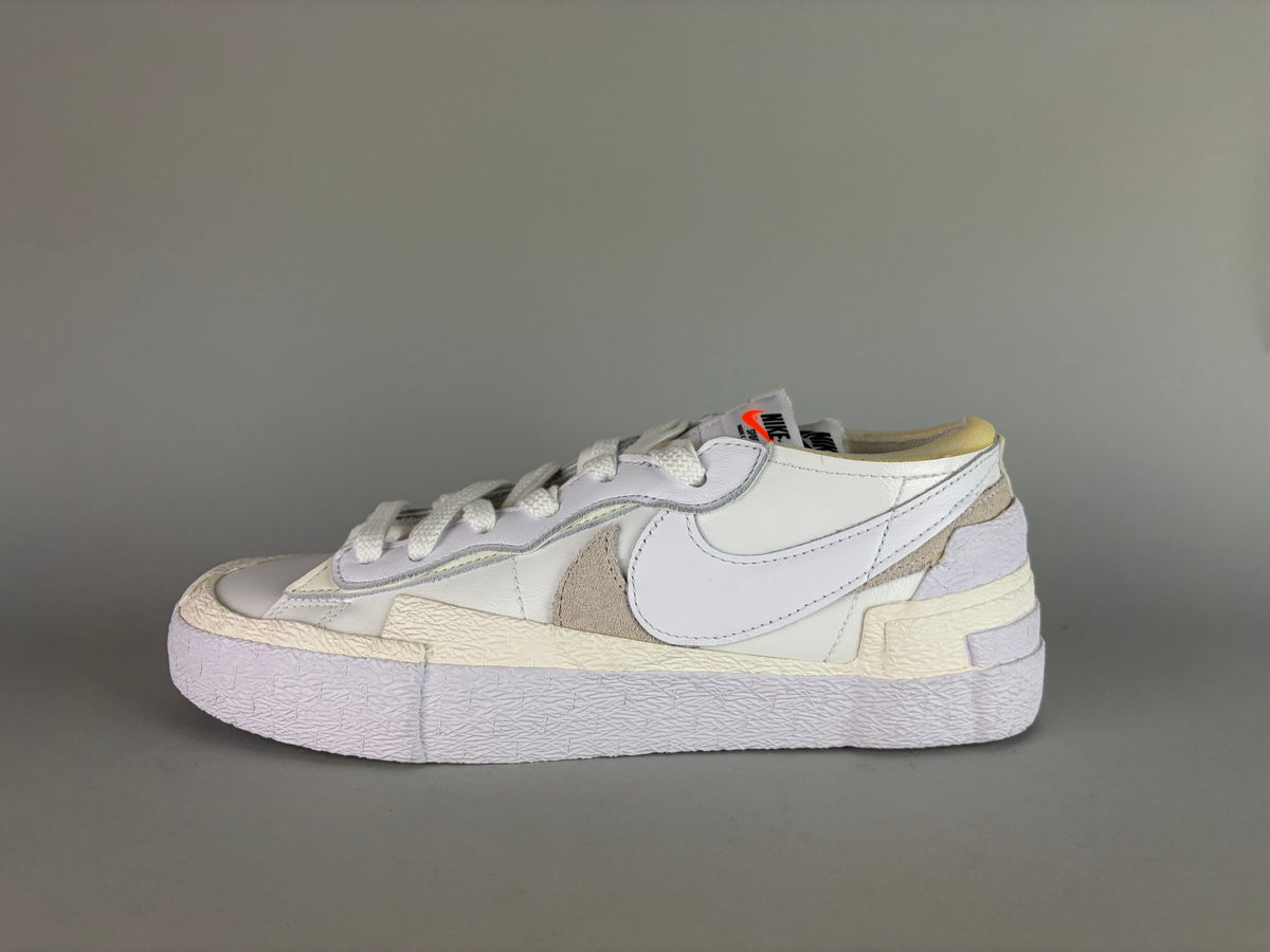 Sacai x Nike Blazer Low 'White Patent' - Size 42.5 (ARCHIVE)