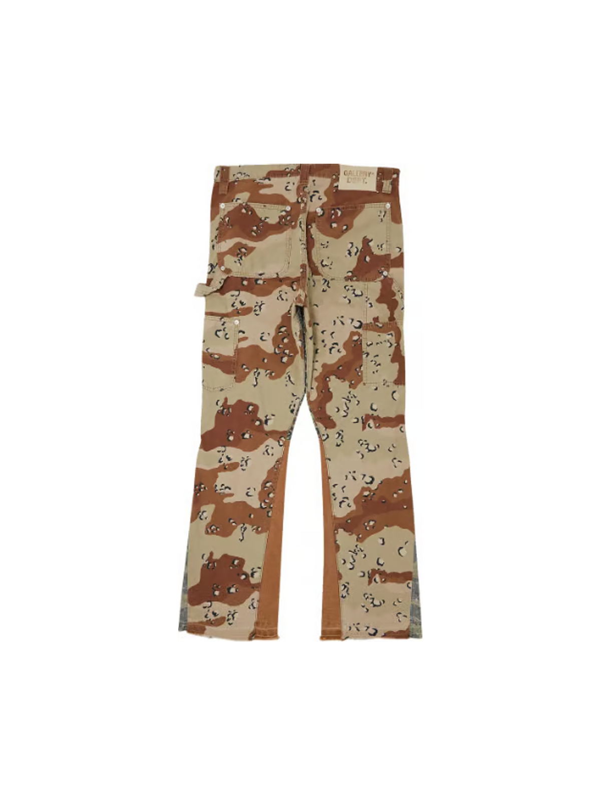 Gallery Dept. Camo La Flare Pants 'Chocolate Chip'