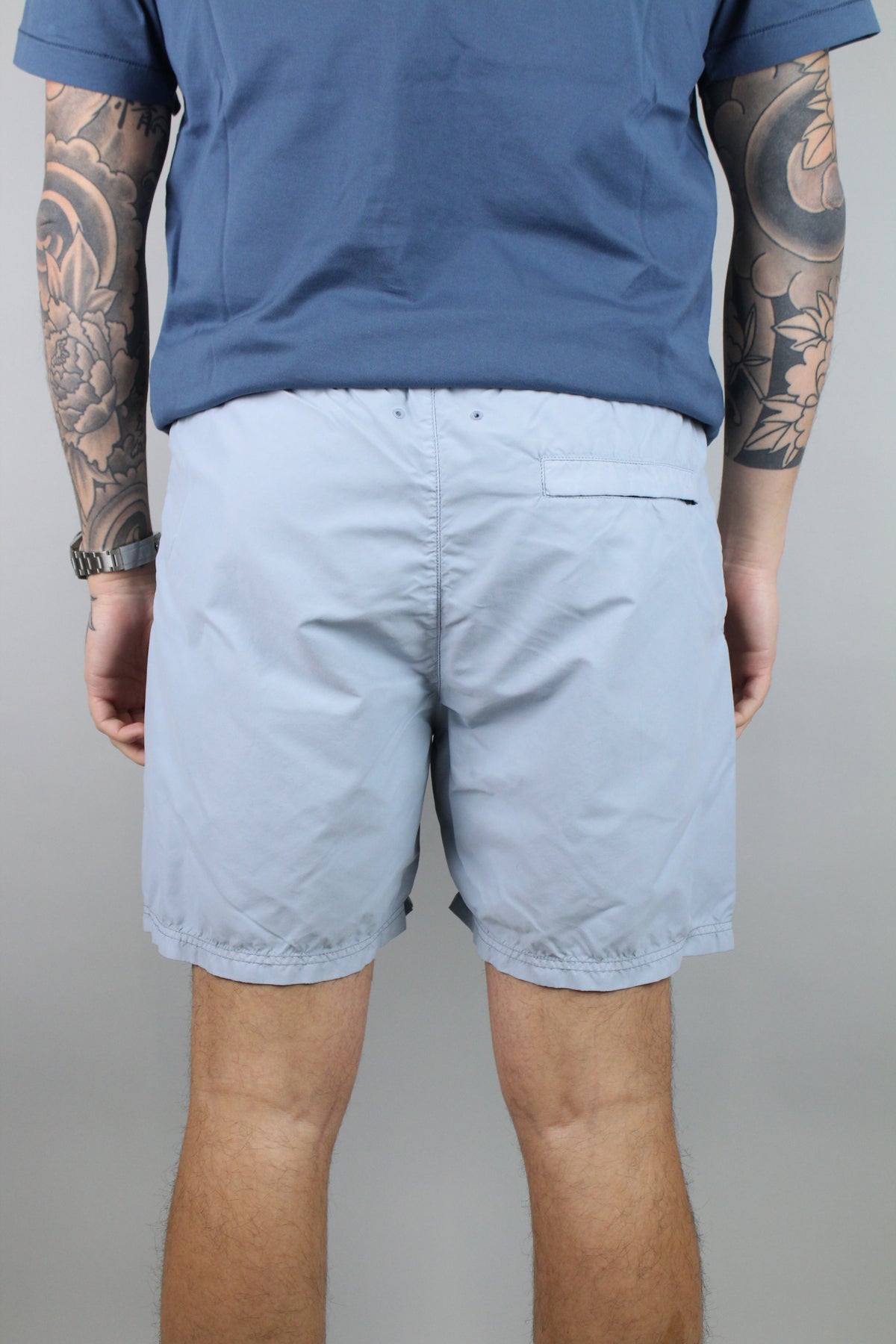 Stone Island Compass Logo Swim Shorts 'Sky Blue'