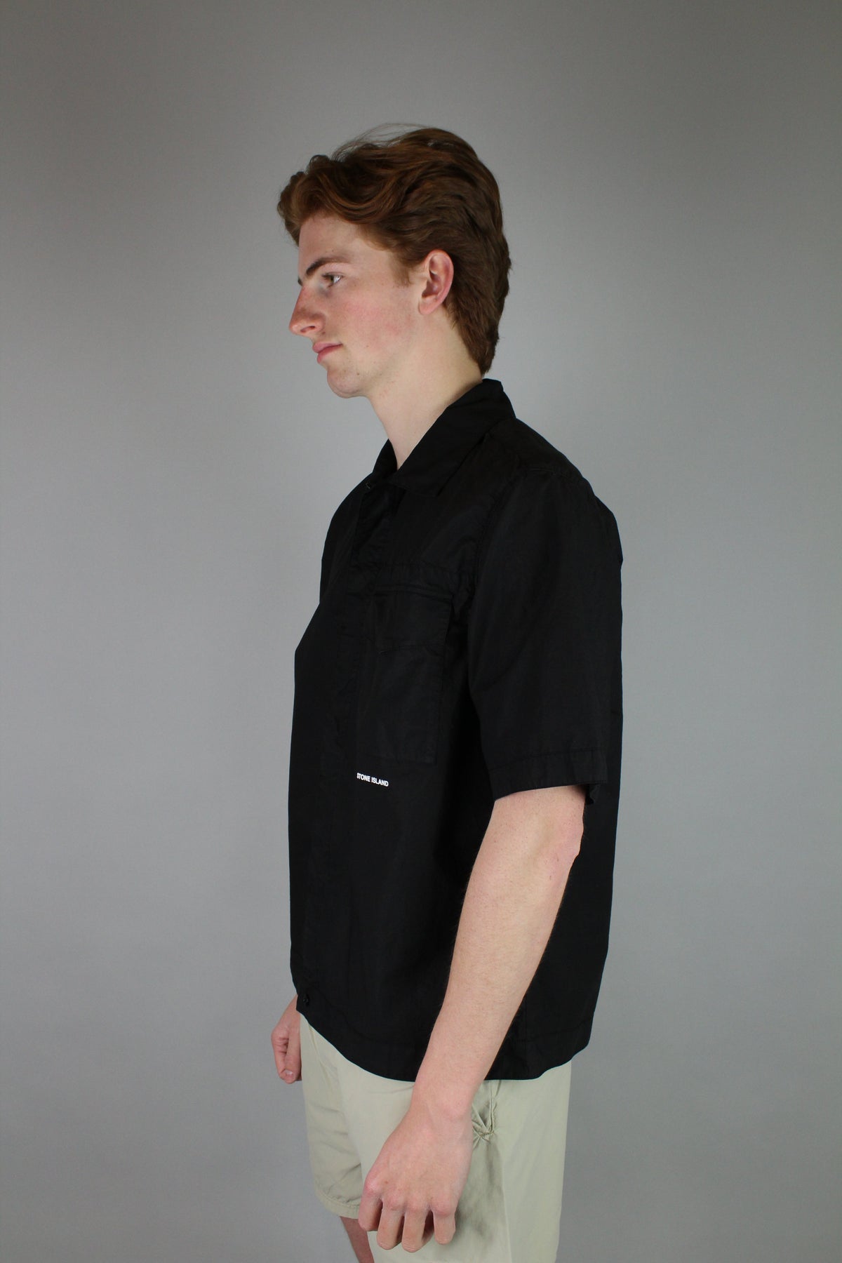 Stone Island Detailed Overshirt 'Black'