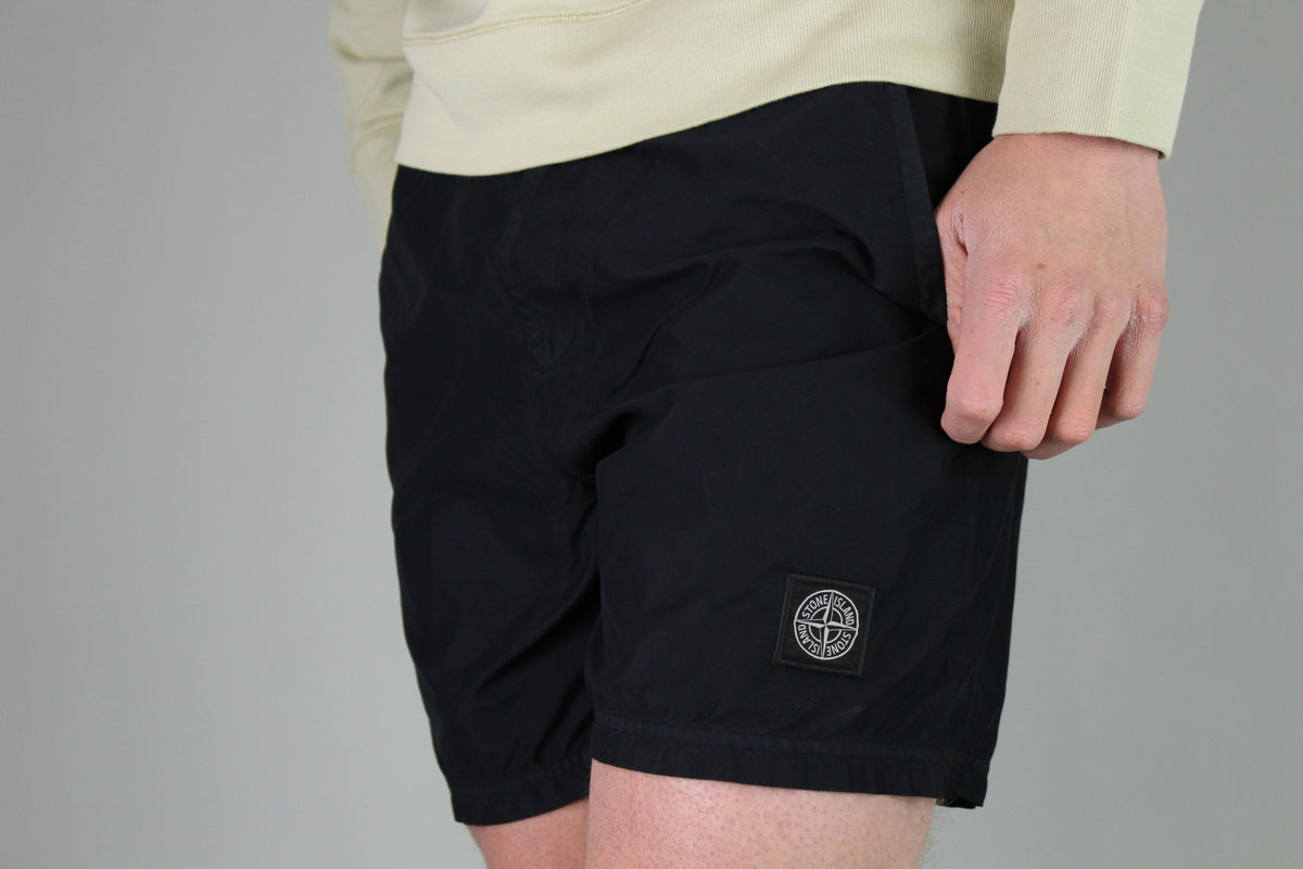 Stone Island Compass Logo Swim Shorts 'Black'