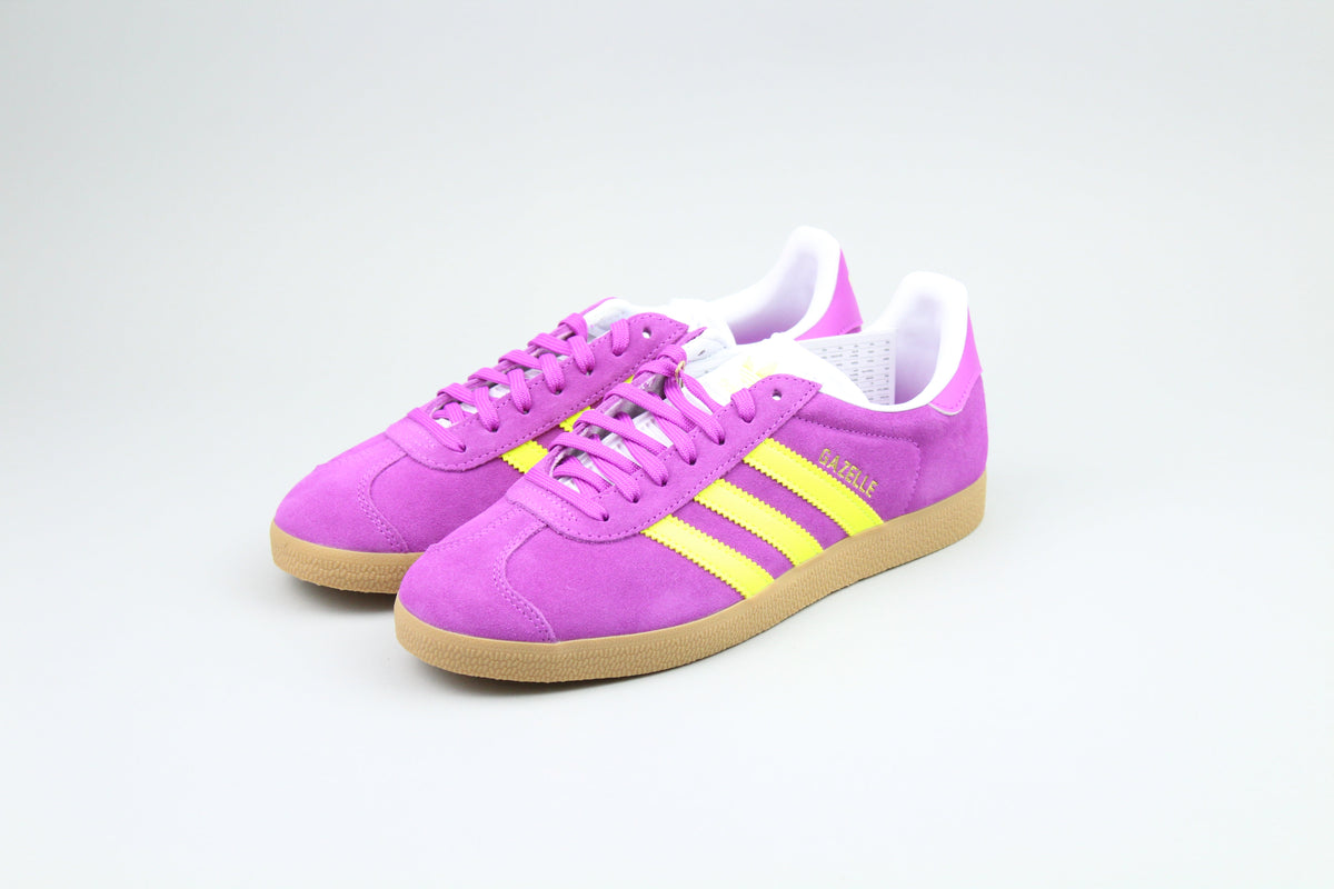 Adidas Gazelle 'Purple Burst Solar Yellow'