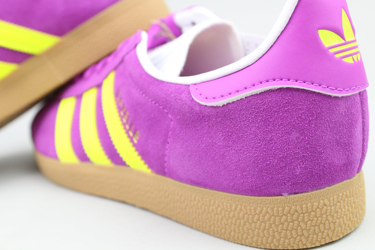 Adidas Gazelle 'Purple Burst Solar Yellow'