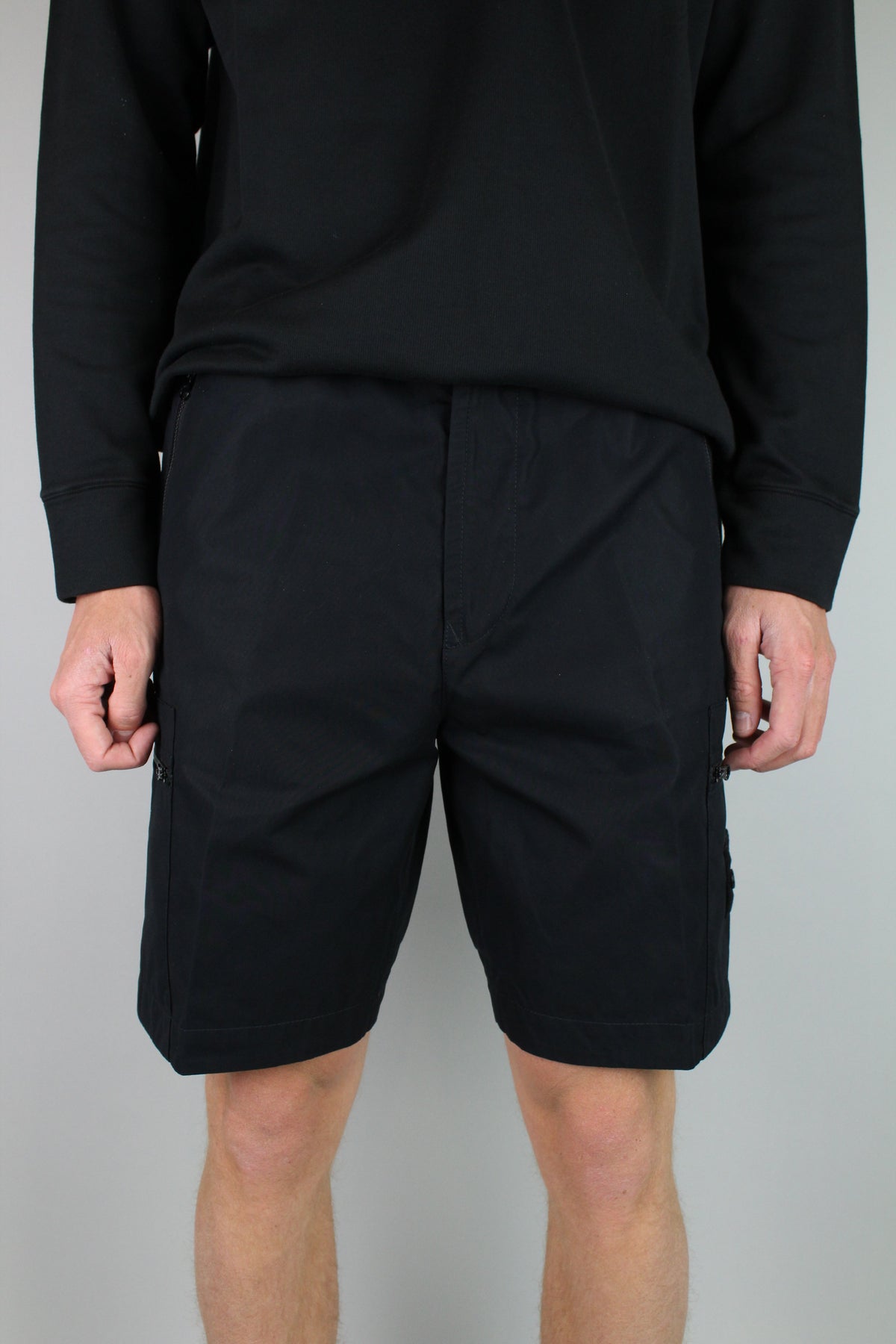 Stone Island Weatherproof Comfort Shorts Ghost (Black)