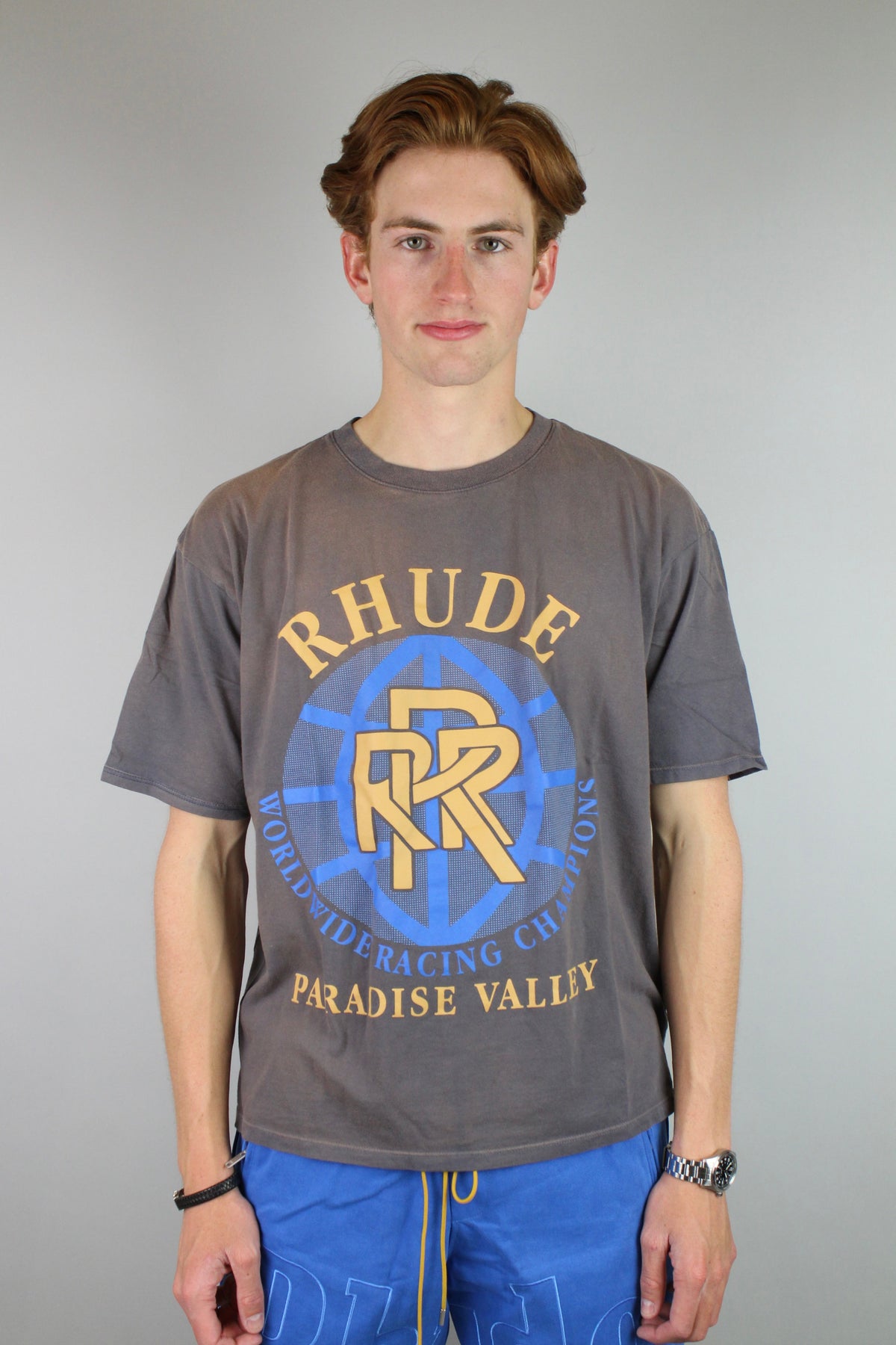 Rhude Paradise Valley Tee 'Vintage Grey'