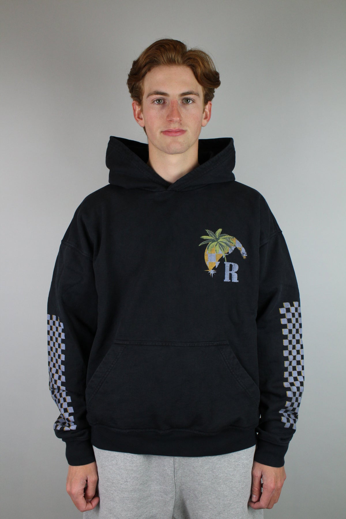Rhude Moonlight Tropics Hoodie 'Black'
