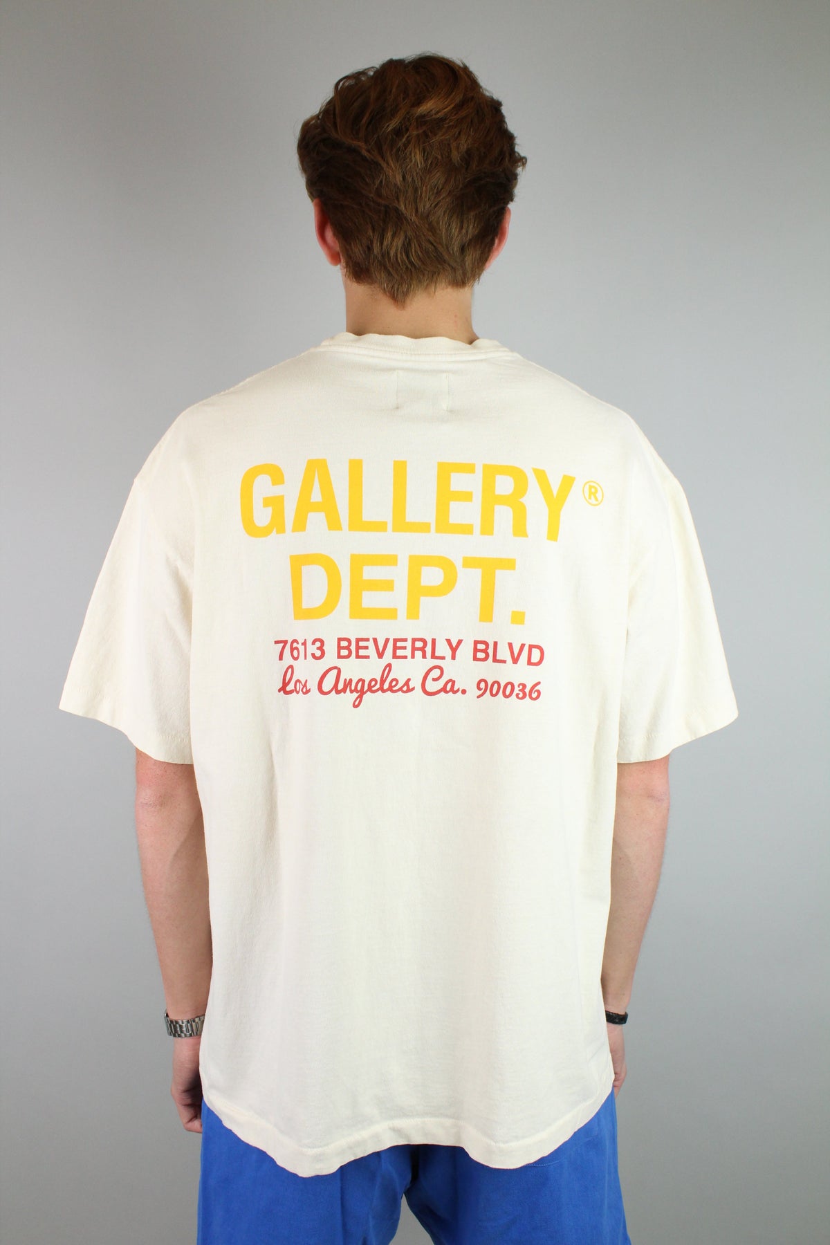 Gallery Dept. Car Show T-shirt 'Beige'