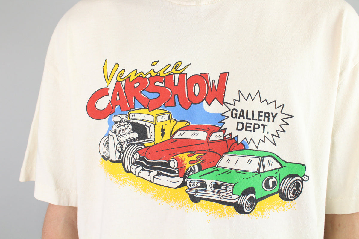 Gallery Dept. Car Show T-shirt 'Beige'
