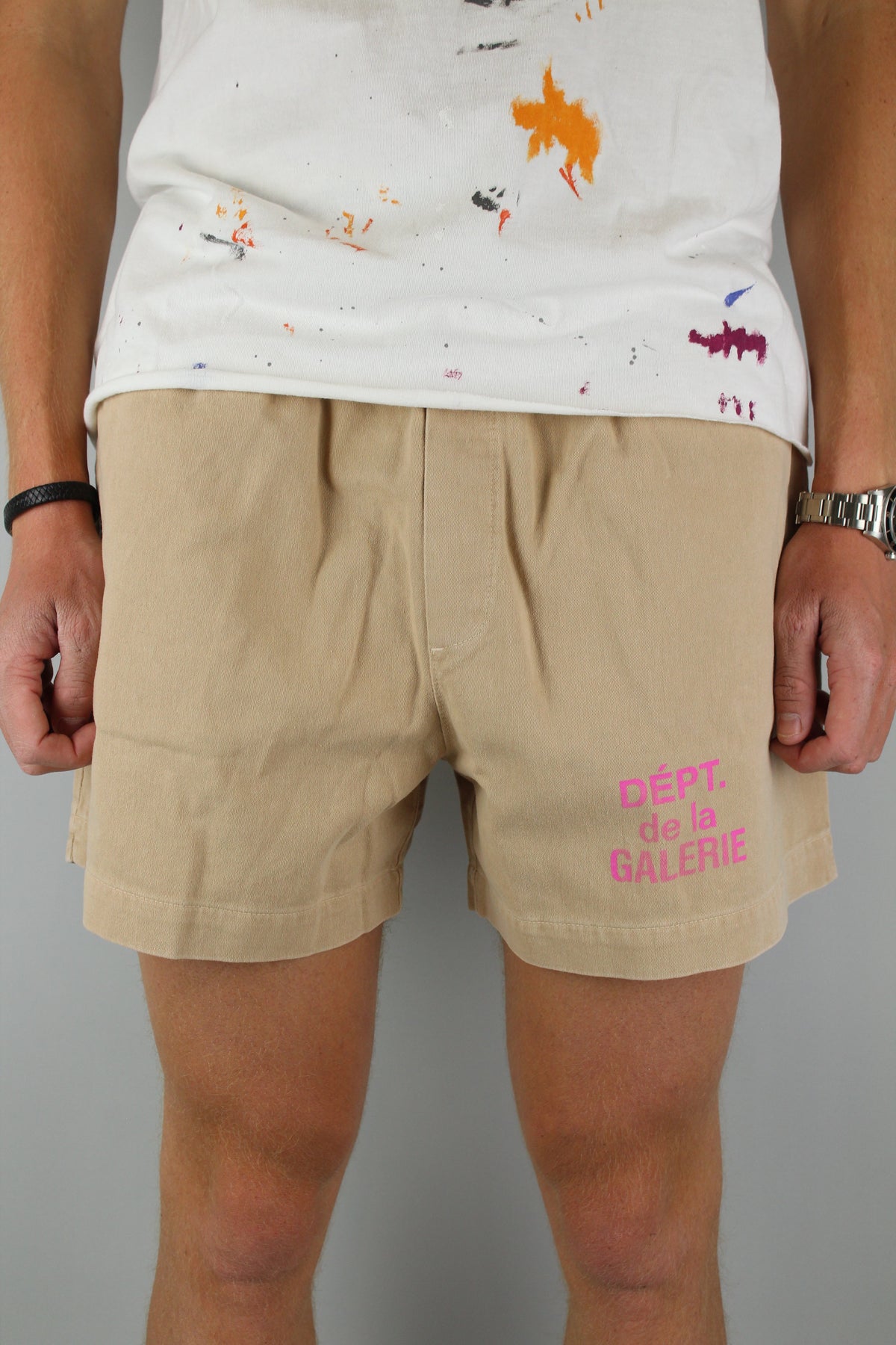 Gallery Dept. French Logo Zuma Shorts 'Cream'
