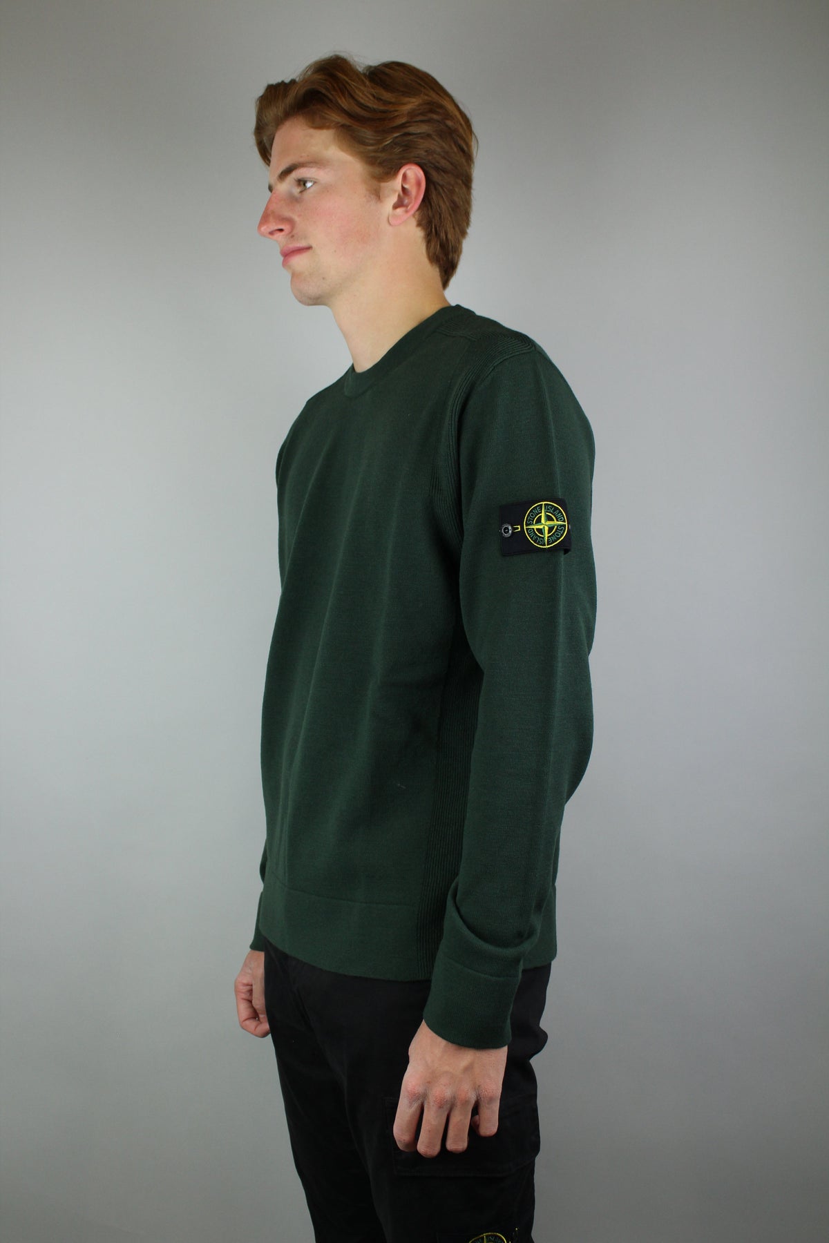 Stone Island Wool Crewneck 'Musk Green'