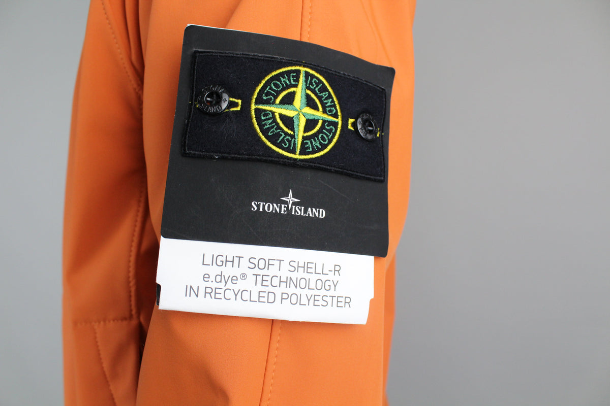 Stone Island Light Soft Shell-R Jacket 'Orange'