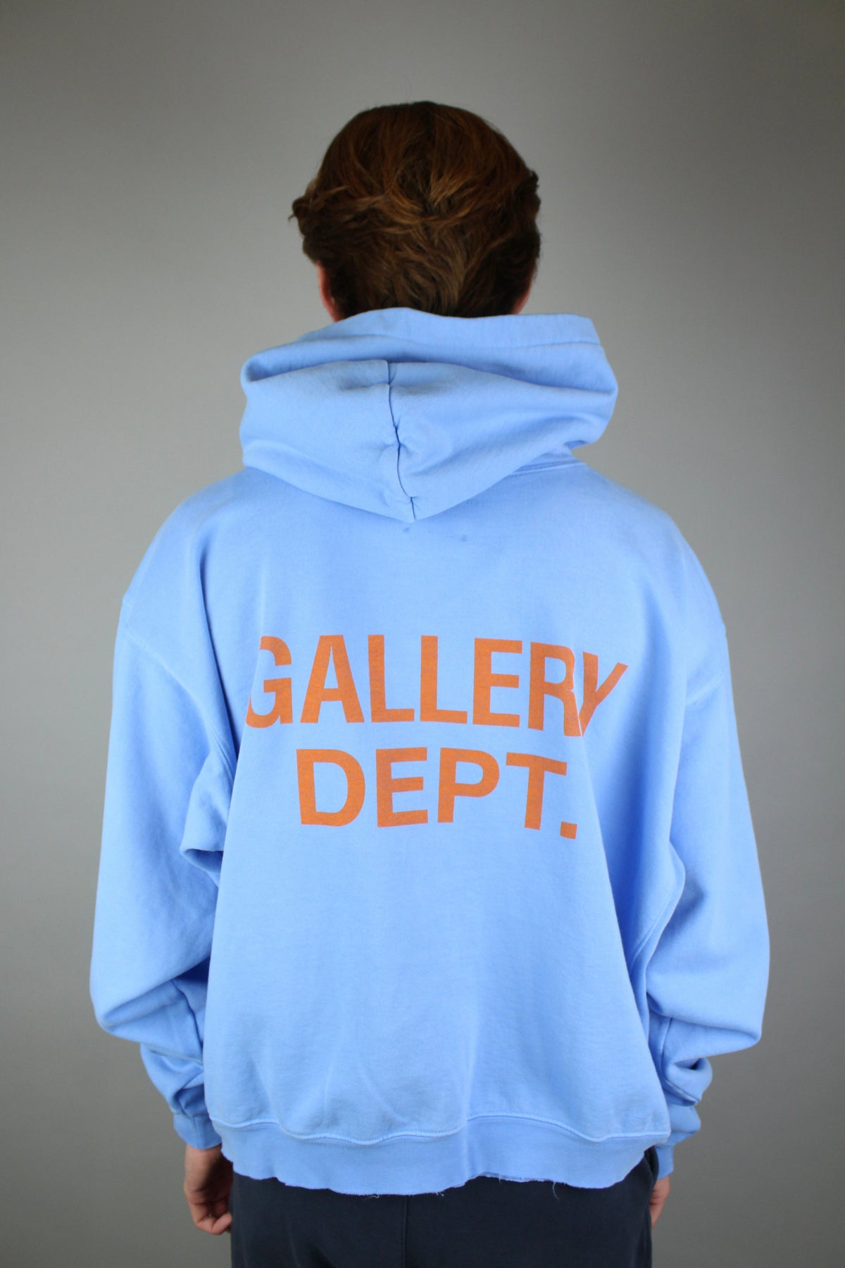 Gallery Dept. 90'S GD Logo Hoodie 'Baby Blue'
