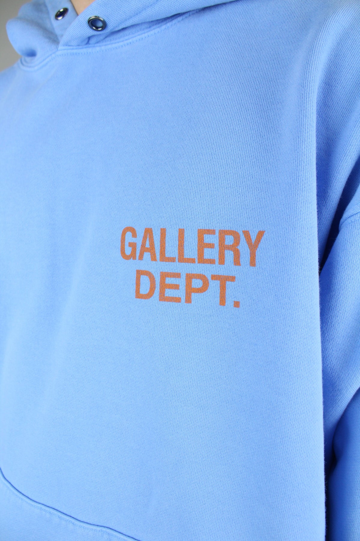 Gallery Dept. 90'S GD Logo Hoodie 'Baby Blue'