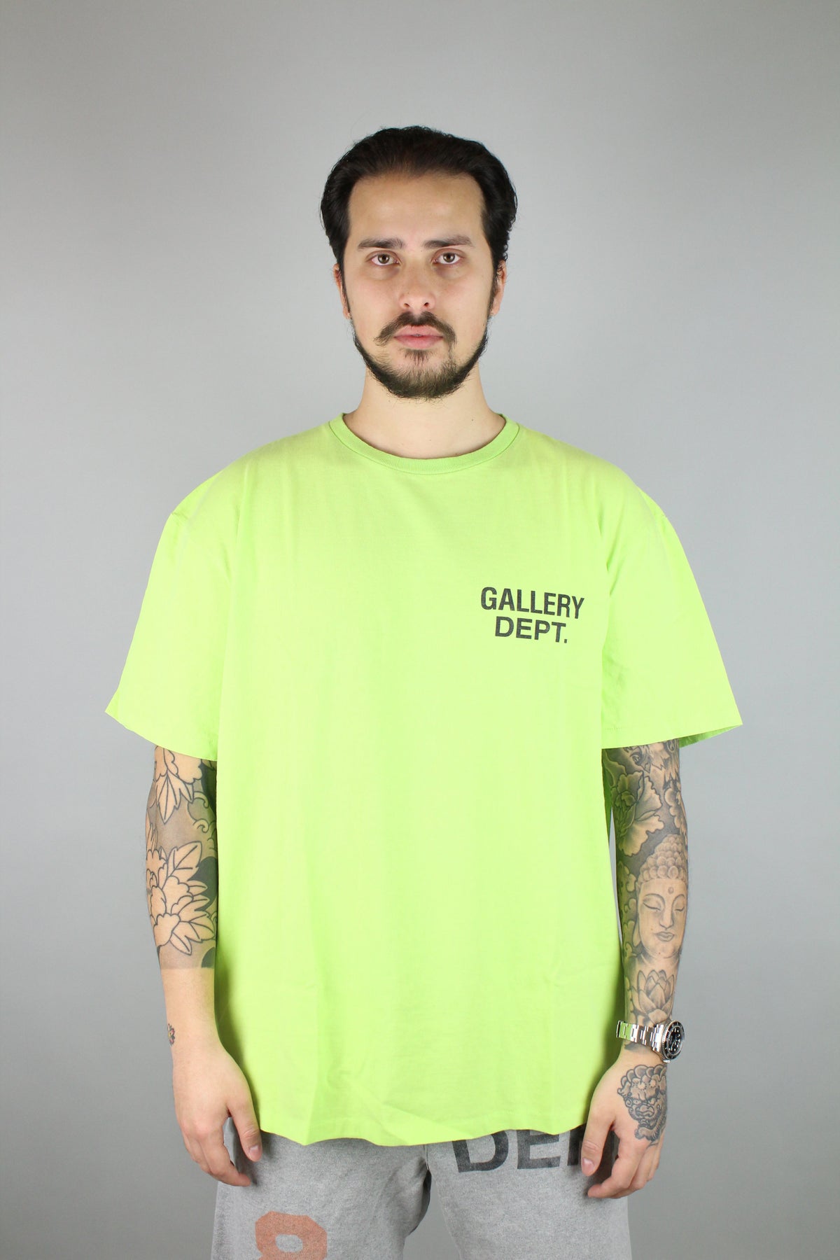 Gallery Dept. Souvenir Logo T-shirt (Lime)