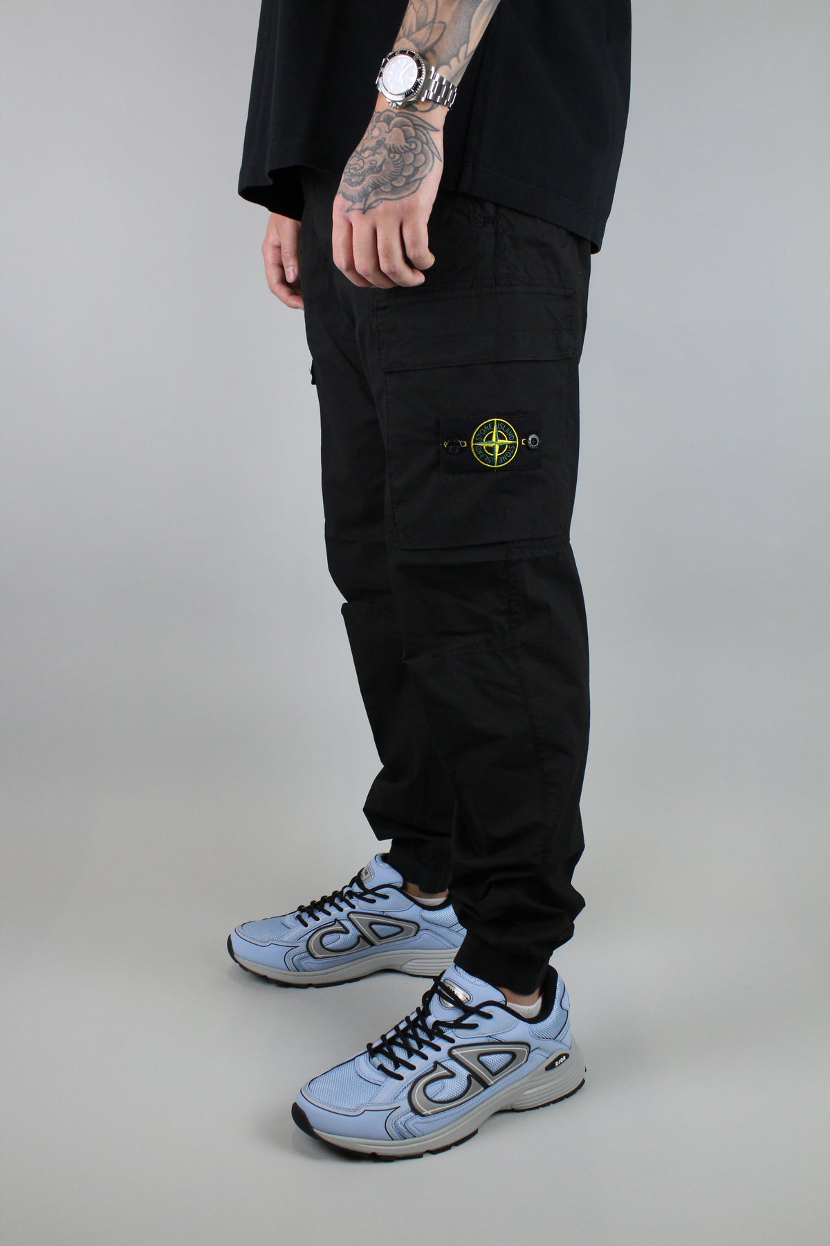 Stone Island Cargo Pants 'Black'