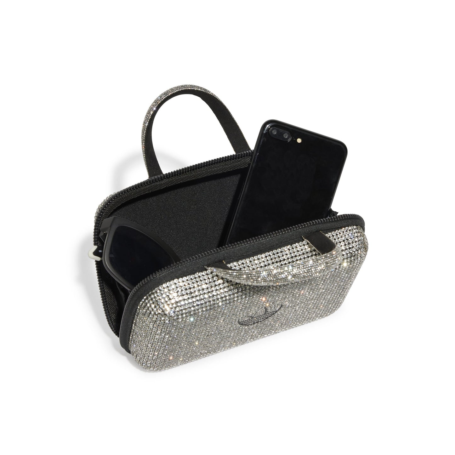 Rhinestone Bag 'Silver Metallic'