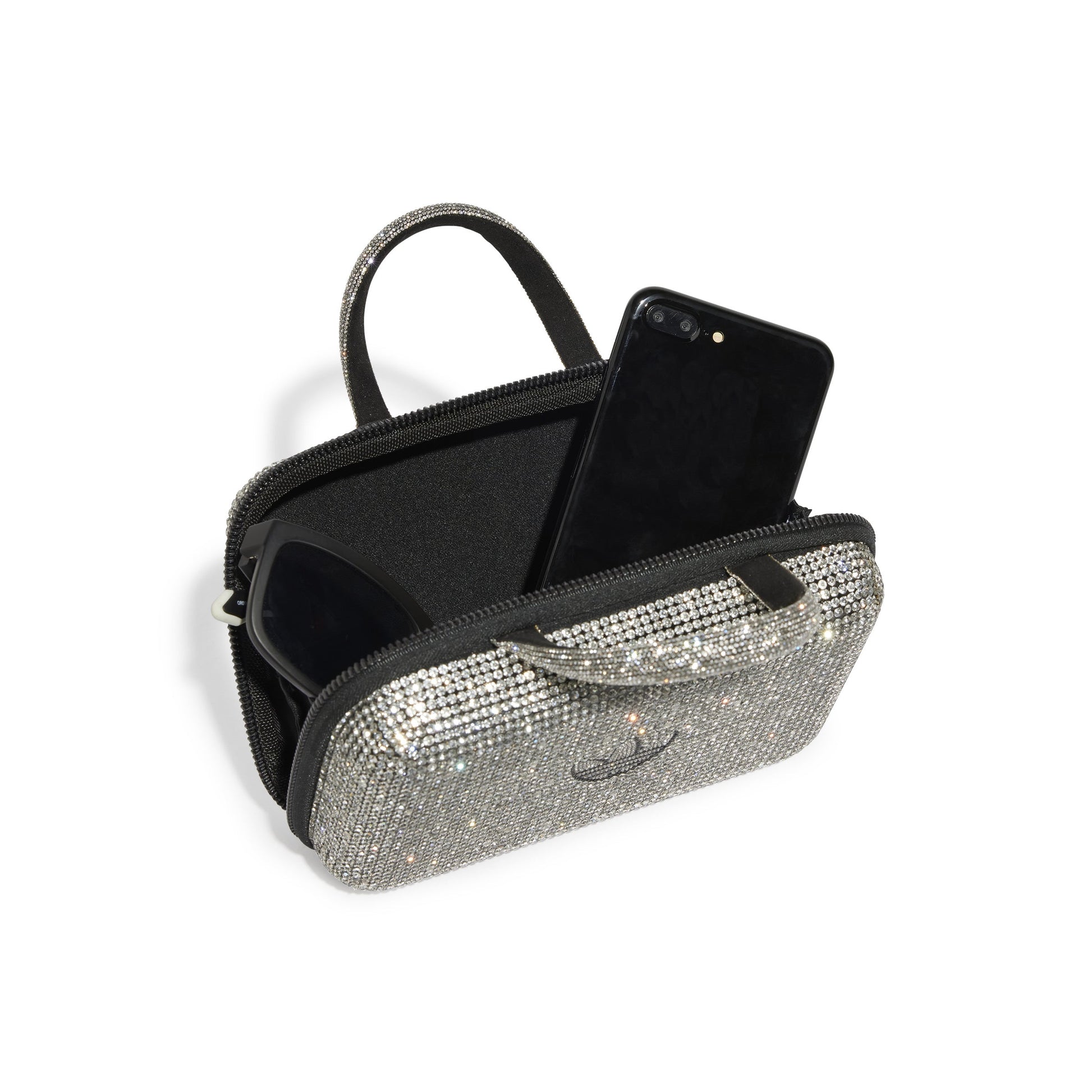Rhinestone Bag 'Silver Metallic'