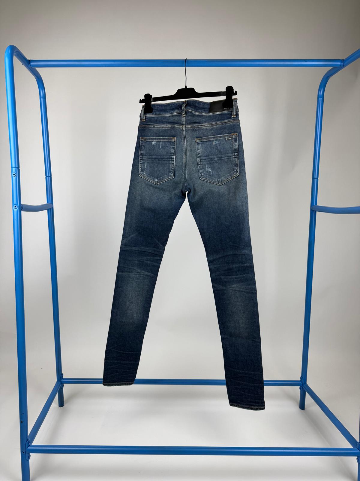 Amiri Stack Jeans 'Blue' - size 30 (ARCHIVE)