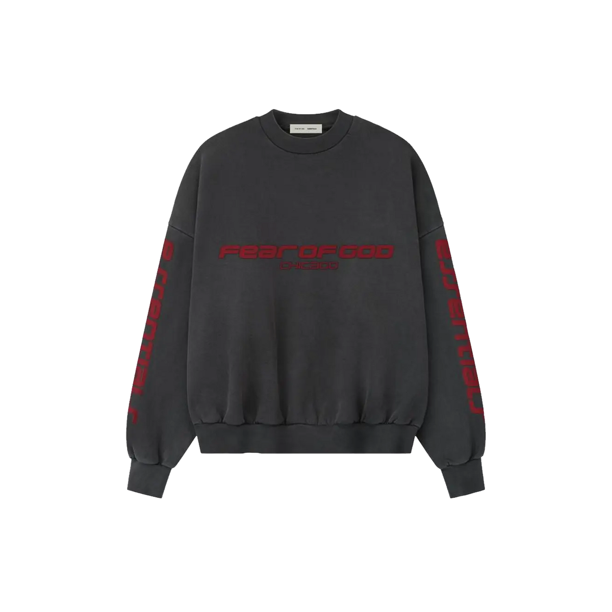 Fear of God Essentials Chicago Heavy Fleece Cropped Sweatshirt 'Iron Grey'