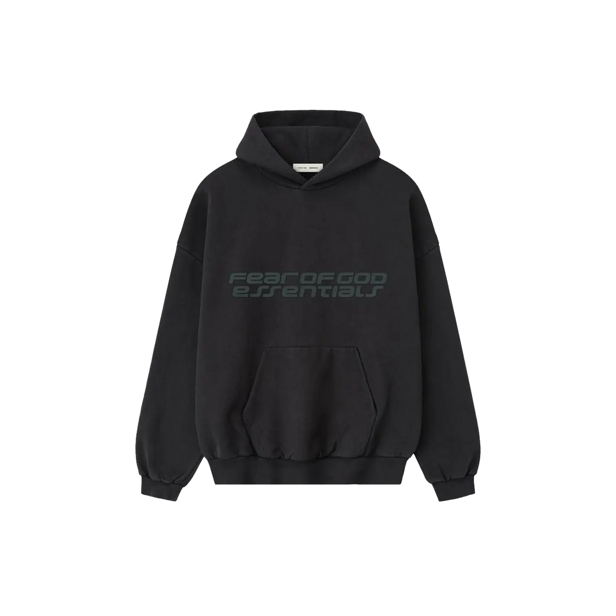 Fear of God Essentials Heavy Fleece 90s Hoodie 'Vintage Black'
