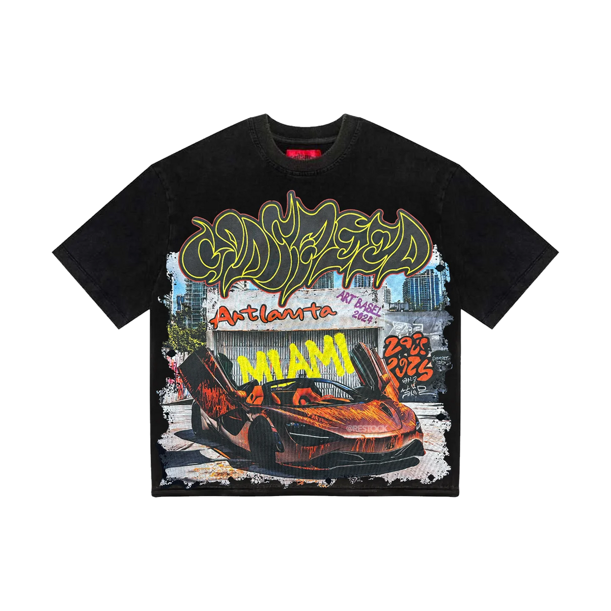 Godspeed Miami Artlanta T-Shirt 'Black'